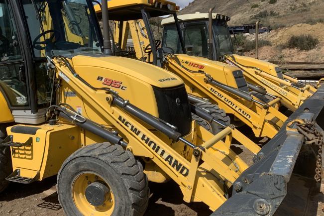 Backhoes lineup